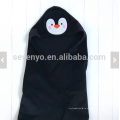Детское полотенце с капюшоном лицо pinguin животное персонализированные подарок до 1 года размер 